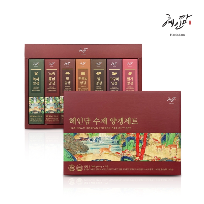 혜인담 수제양갱세트 40g*7개입 + 쇼핑백