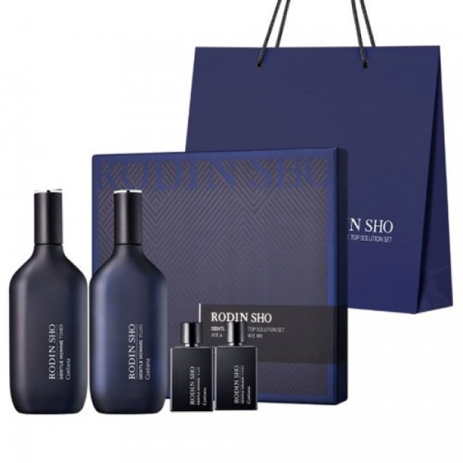 New 코리아나 로댕 쇼 젠틀 옴므 탑 솔루션 세트+쇼핑백