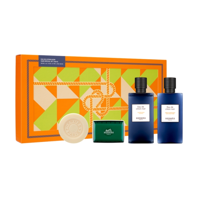 [에르메스] 오드시트론 누아 스페셜 헤어4종세트_에르메스 쇼핑백 증정
