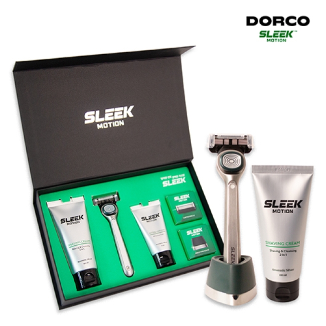 [도루코 슬릭] 모션 핸들면도기 세트_쇼핑백 증정