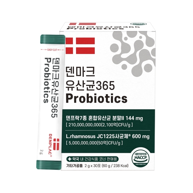 덴마크유산균 365 프리미엄  프로바이오틱스 2g x 30포 1박스