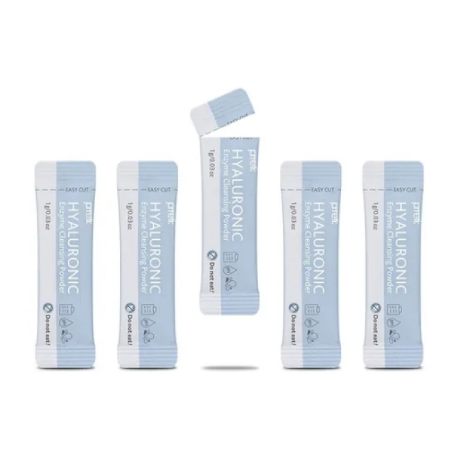 (롯데면세점판매상품) [프레티] 히알루로닉 엔자임 클렌징 파우더 1g*20(Stick)_(50개)