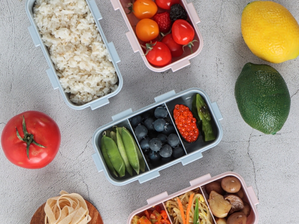 [맥스앤맥스] 항균 도시락 3종 세트 (핑크/블루)