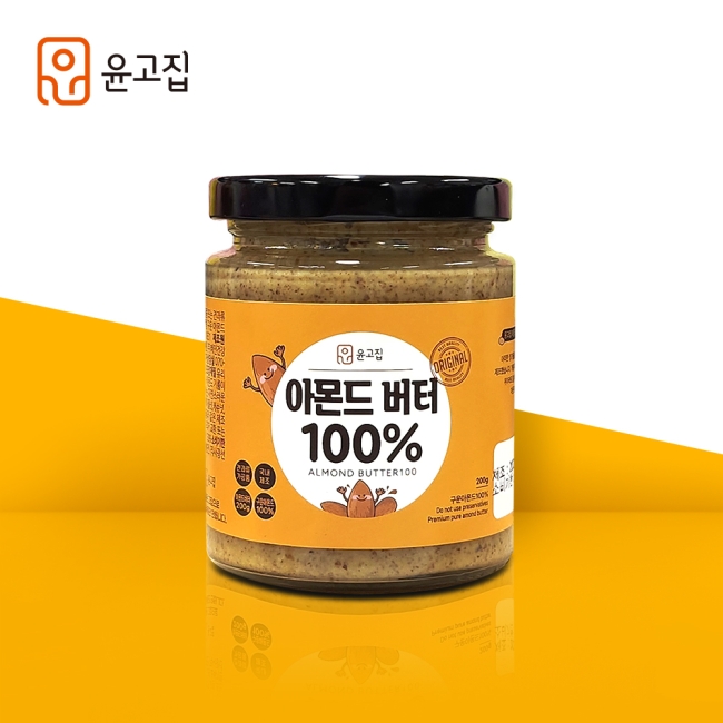 [윤고집] 아몬드버터 100% 200g