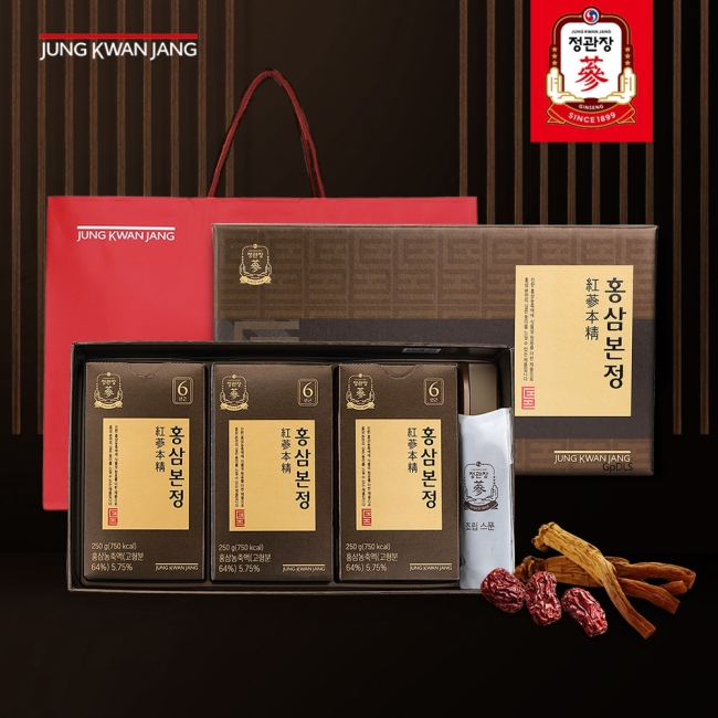 정관장 홍삼본정세트 250g*3병 + 쇼핑백