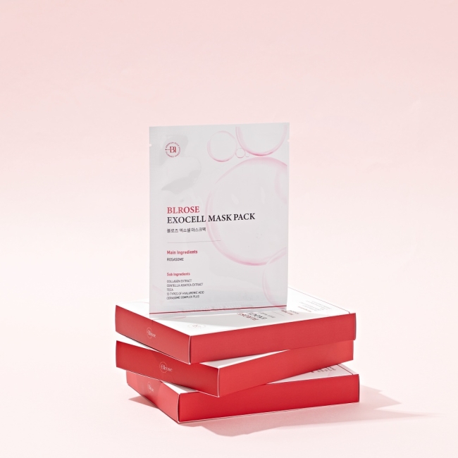 블로즈 엑소좀 마스크팩 저분자 콜라겐 5종 세라마이드 13중 히알루론산 앰플 고함량 28ml X 5매입