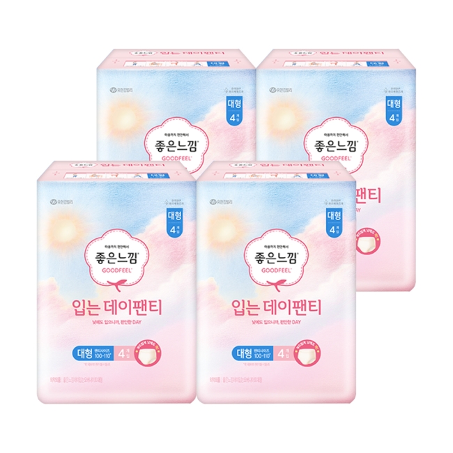 좋은느낌 입는데이팬티 L 4PX4팩
