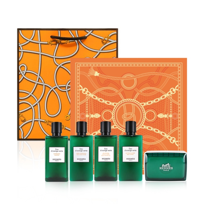 [에르메스] 오도렌지 베르테 헤어&바디 5종세트_에르메스 쇼핑백 증정