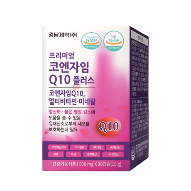 경남제약 프리미엄코엔자임Q10플러스 500mg x 30캡슐