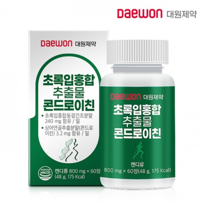 대원제약 초록입홍합추출물콘드로이친 800mg x 60정