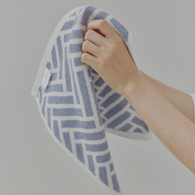 로얄베르겐 프리미엄 뱀부타올 먼지없는 고급 수건 핸드타올 5P 헤링본 그레이 핸드 5P