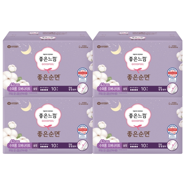 좋은느낌 좋은순면 수퍼롱 10PX4팩