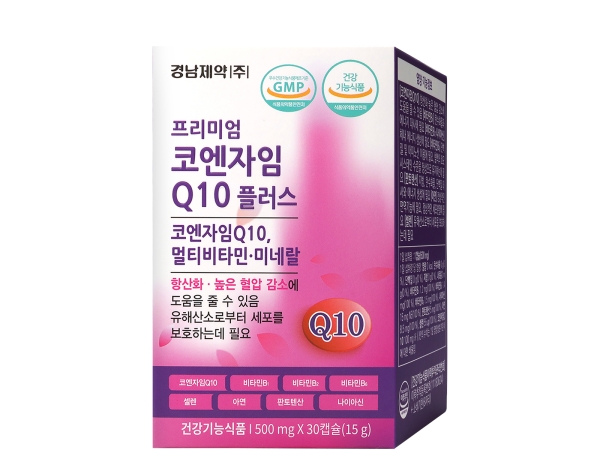 경남제약 프리미엄코엔자임Q10플러스 500mg x 30캡슐