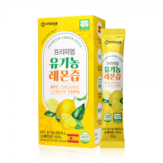 비타써브 프리미엄유기농레몬즙 20g x 14포