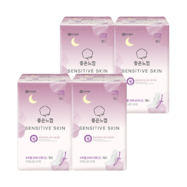 좋은느낌 센서티브스킨 수퍼롱 10PX4팩