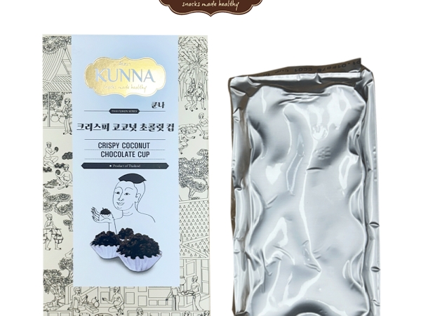 kunna 태국과자 쿤나 크리스피 코코넛 초콜릿 컵 90g