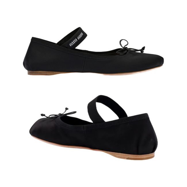 미우미우 플랫 슈즈 5F794DFDX05QU6F0002