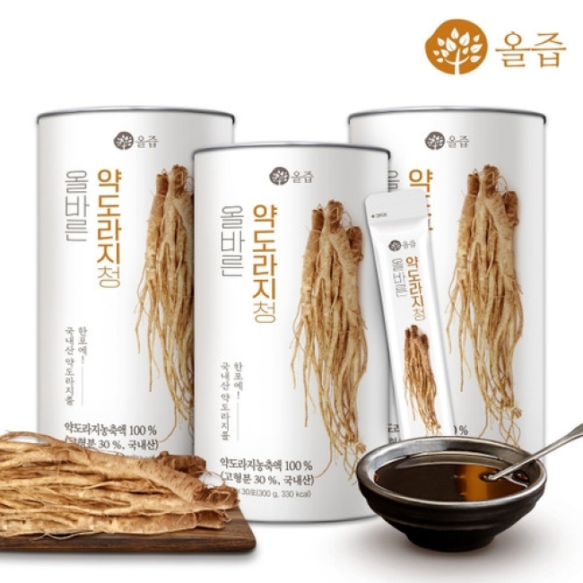 올바른 약도라지청 10g x 30포