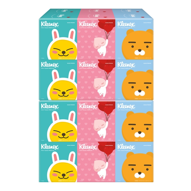 크리넥스 디럭스미니 카카오 230매X12입