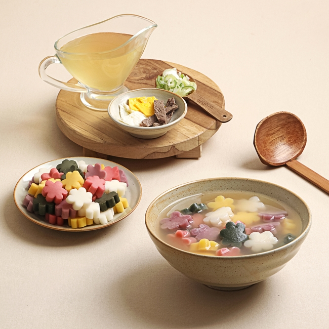 오색꽃떡국떡 500g + 육수대장 20g x 3봉