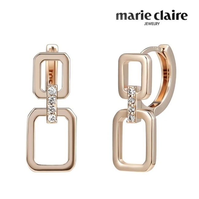 [마리끌레르] 14K Gold Pin 귀걸이 MC1003