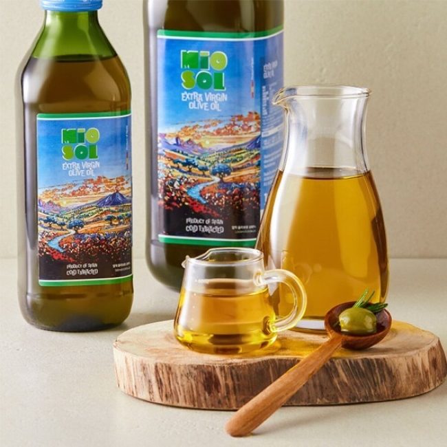 미오솔 스페인 냉 압착 엑스트라버진 올리브오일 올리브유 500ml 1+1