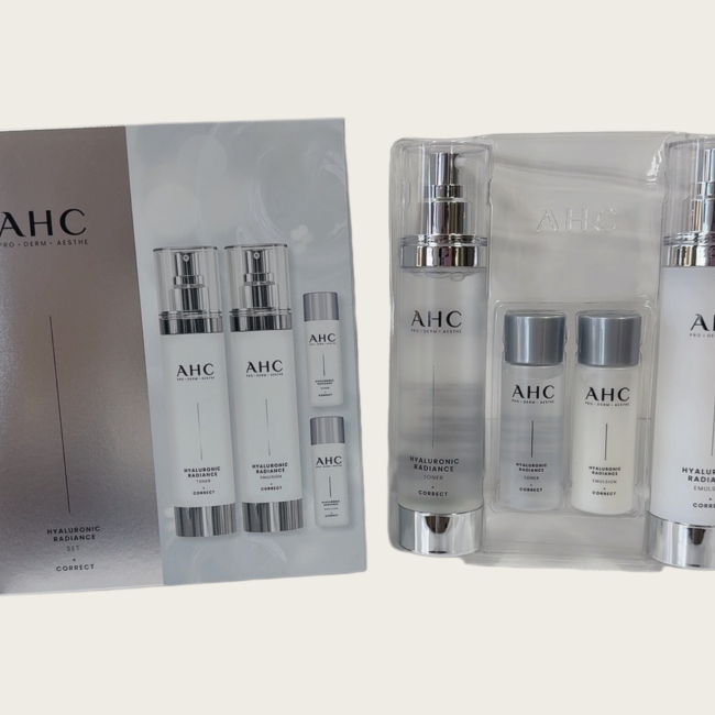 AHC 히아루로닉  듀이  래디언스  세트 토너+에멀젼 기초세트