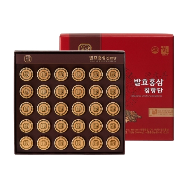 [한삼인] 발효홍삼 침향단 3.75g x 30환_쇼핑백 증정