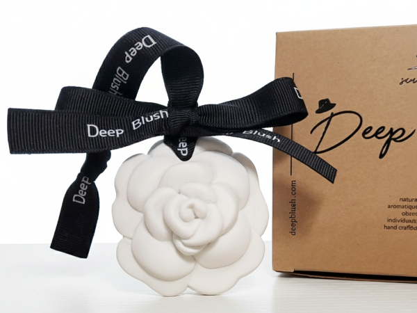 딥블러쉬 차량용 석고방향제 까멜리아 + 리필오일10ml