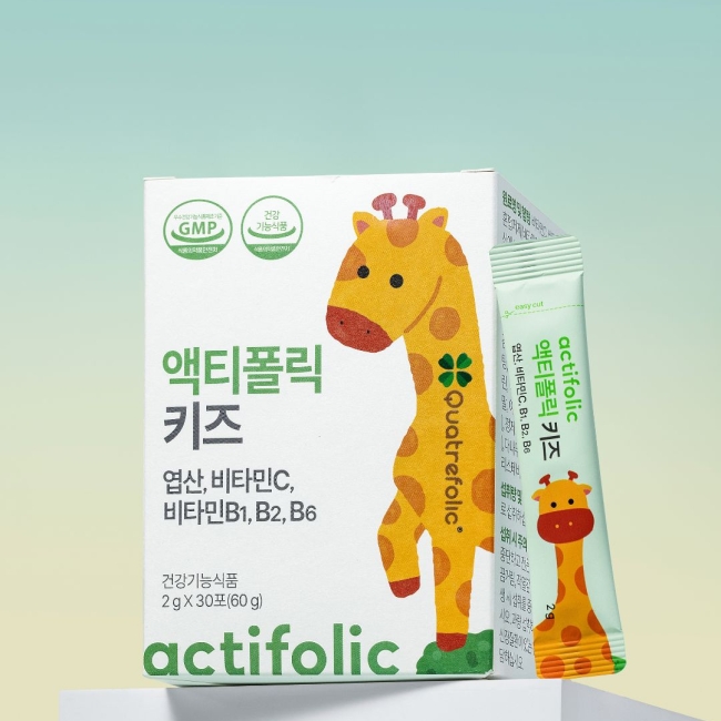 액티폴릭 키즈 활성엽산  (2g ×30포 / 5 Box)