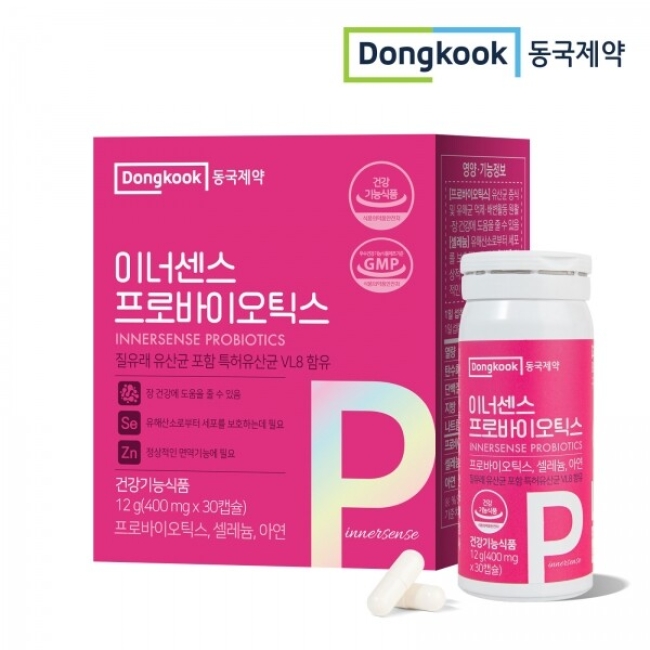 동국제약 이너센스프로바이오틱스 400mg x 30캡슐