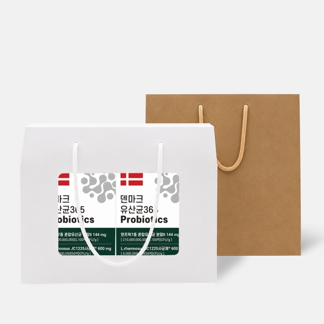 선물세트 덴마크유산균 365 프로바이오틱스 2g x 30포 2박스 선물박스