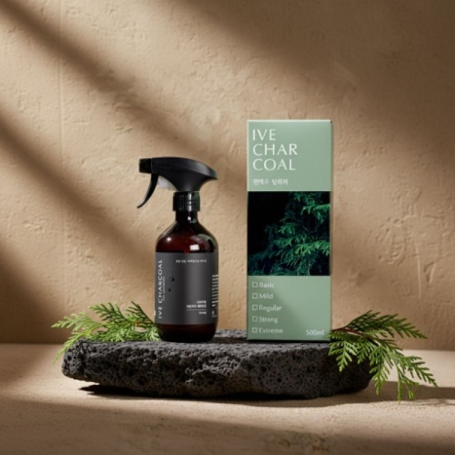 [이브차콜]편백수 원액 피톤치드 탈취제 스프레이 침구 의류 향균 3단계, 1개