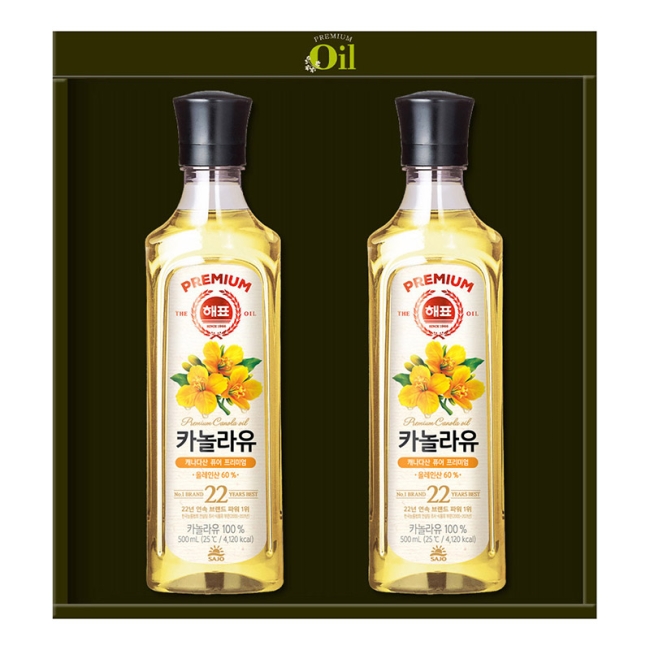 사조해표 프리미엄 오일 2p(상/하판)