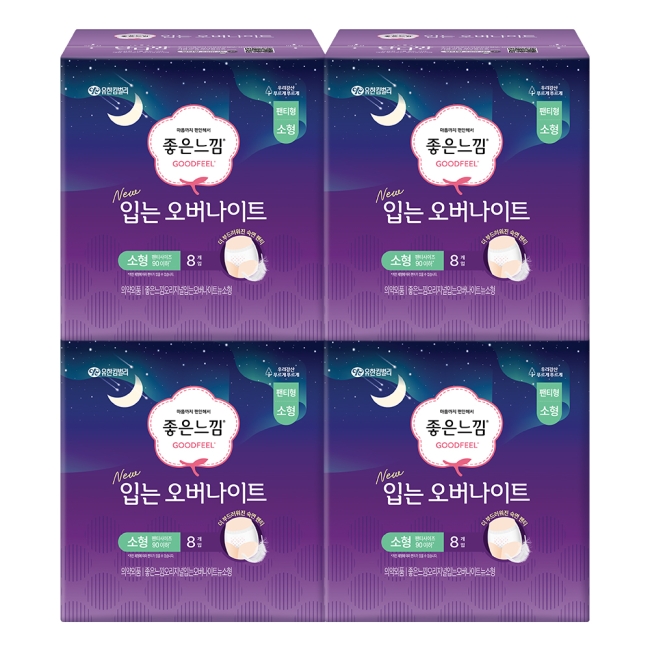 좋은느낌 오리지널 입는 오버나이트 S 8PX4팩