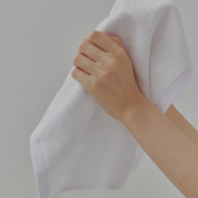 로얄베르겐 프리미엄 뱀부타올 먼지없는 고급 수건 핸드타올 5P 솔리드 화이트 핸드 5P