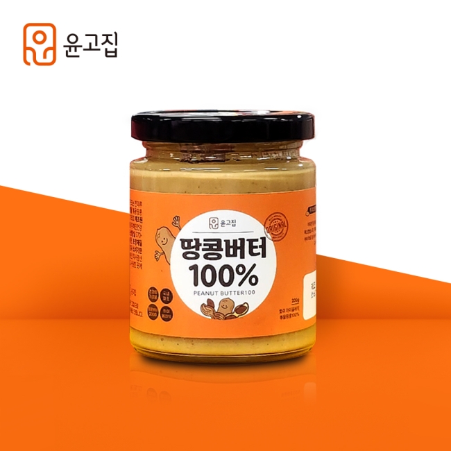 [윤고집] 땅콩버터 100% 200g