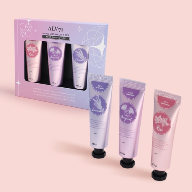 (롯데백화점 판매용)[올브]  핸드크림 3종 기프트세트_(20개)