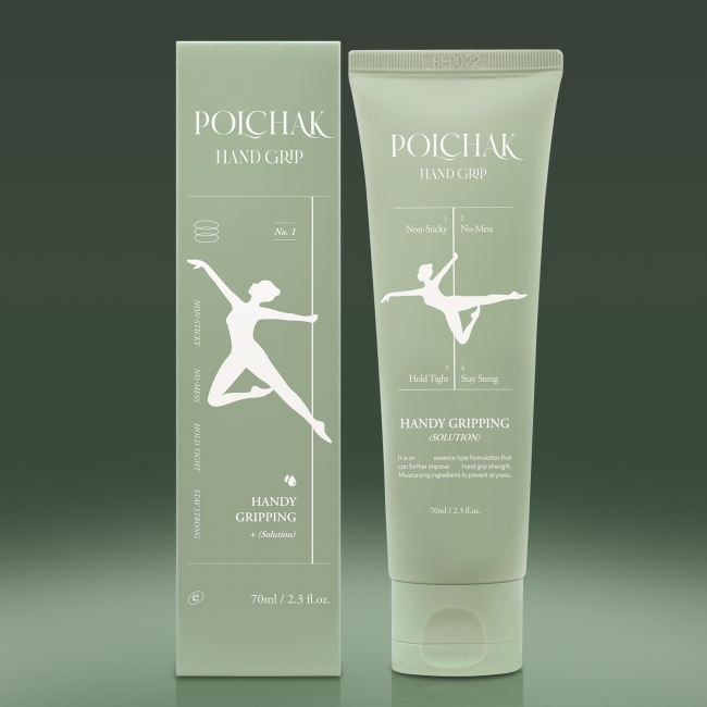 폴착 폴댄스그립 폴그립제 70ml 핸즈 드라이 핸즈 초크 액상 젤타입 접지력 땀방지