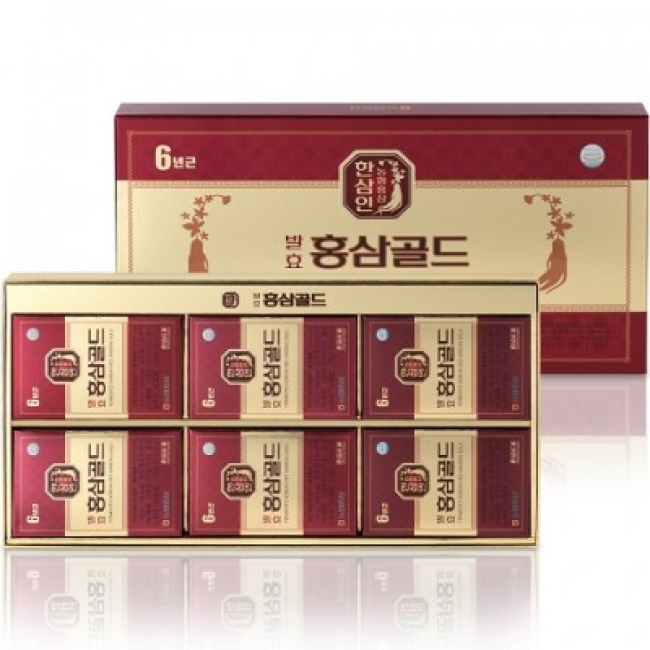 [한삼인] 발효 홍삼골드 20ml*30포_쇼핑백 증정