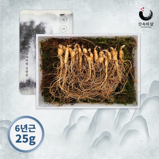 국내산 6년근 온가족용 산양산삼 (25g/30g)