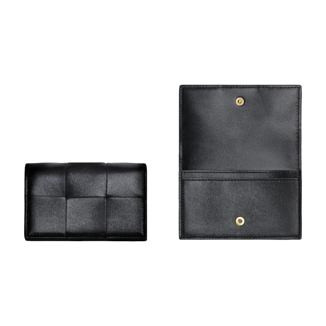 보테가 베네타 카세트 카드 케이스 블랙 814644VCQC48425