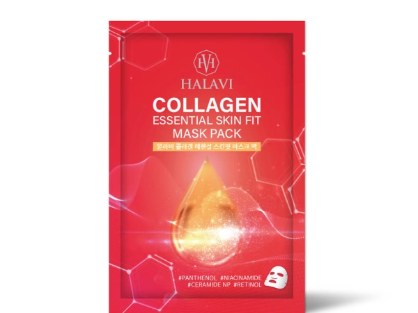할라비 콜라겐 에센셜 스킨핏 마스크팩 HALAVI Collagen Essential Skin Fit Mask Pack