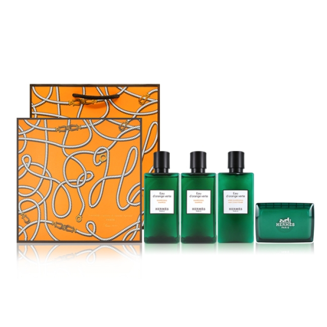 [에르메스] 오도렌지 베르테 바디 4종세트_에르메스 쇼핑백 증정