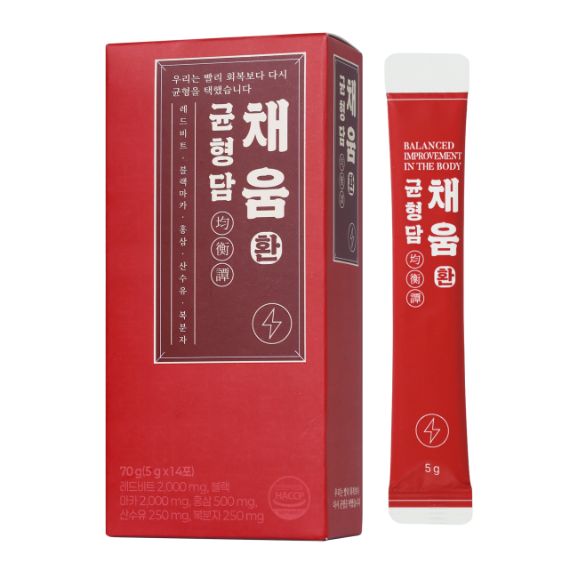 균형담 체질보감 채움환 남성 건강식품 활력 영양제 블랙마카 레드비트 홍삼 산수유 복분자