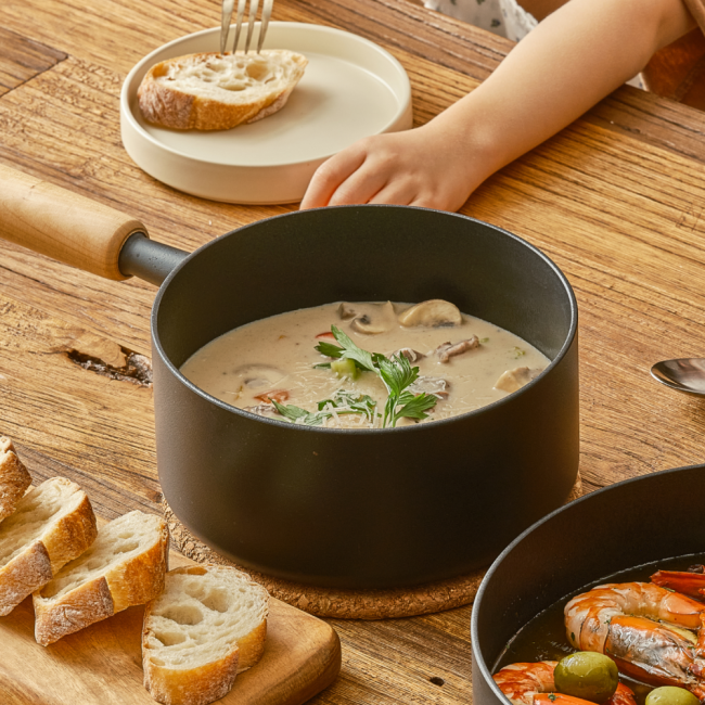 모도리 구들 한손냄비 (뚜껑 포함)