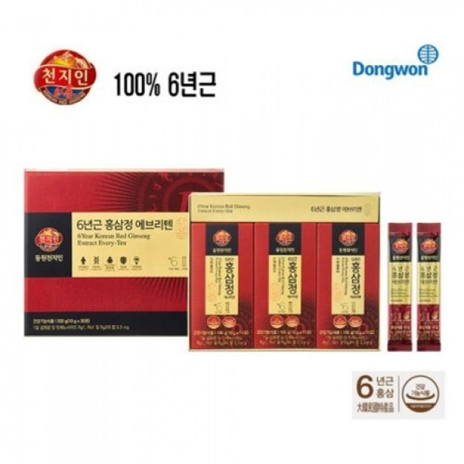 [동원 천지인] 6년근 홍삼정 에브리텐 10g*30포(건강기능식품)
