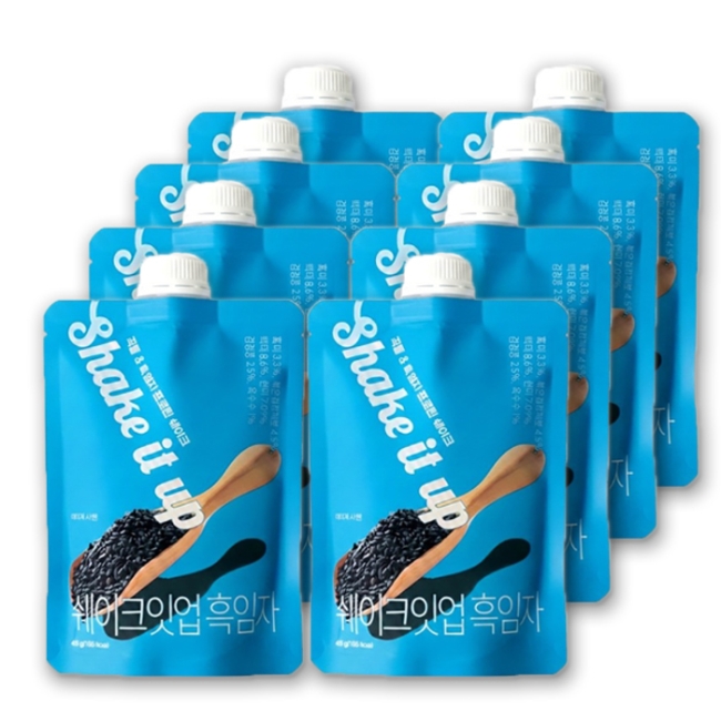 [쉐이크잇업] 프로틴 쉐이크45g-흑임자맛 80ea 