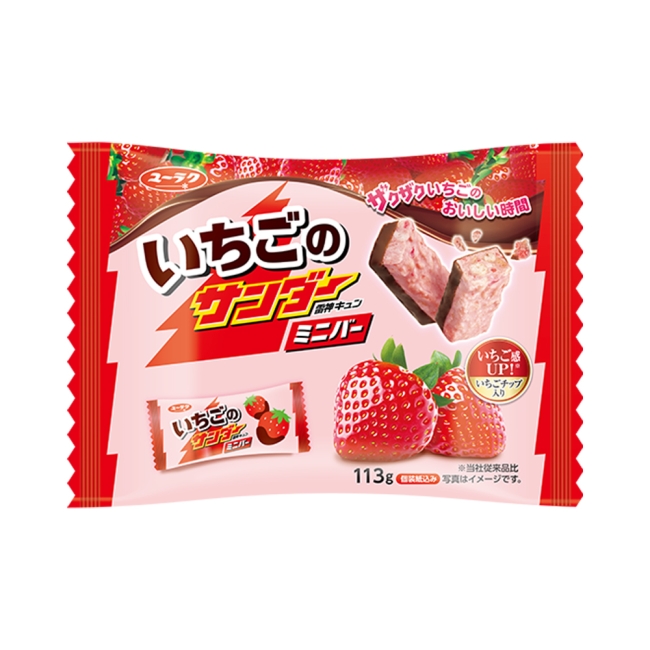 블랙썬더 미니바 딸기 113g 2개