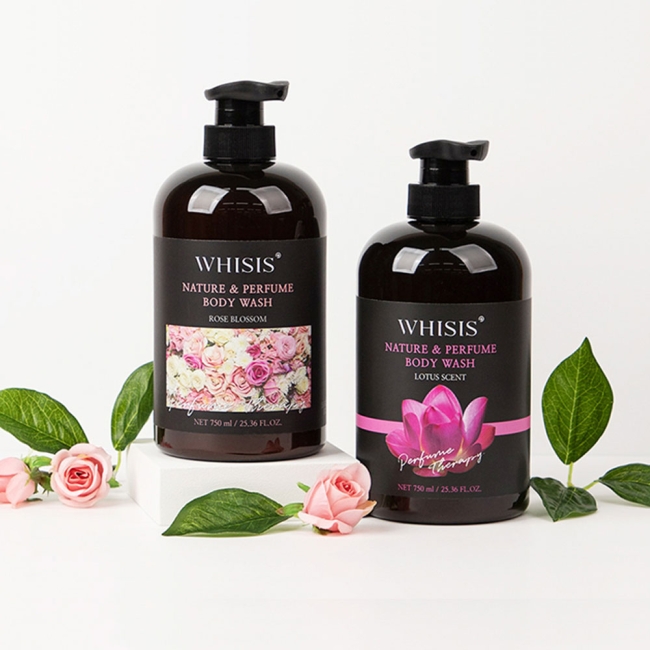 위시스 네어처 앤 퍼퓸 바디워시 로즈블라썸 5개+ 연꽃 5개 